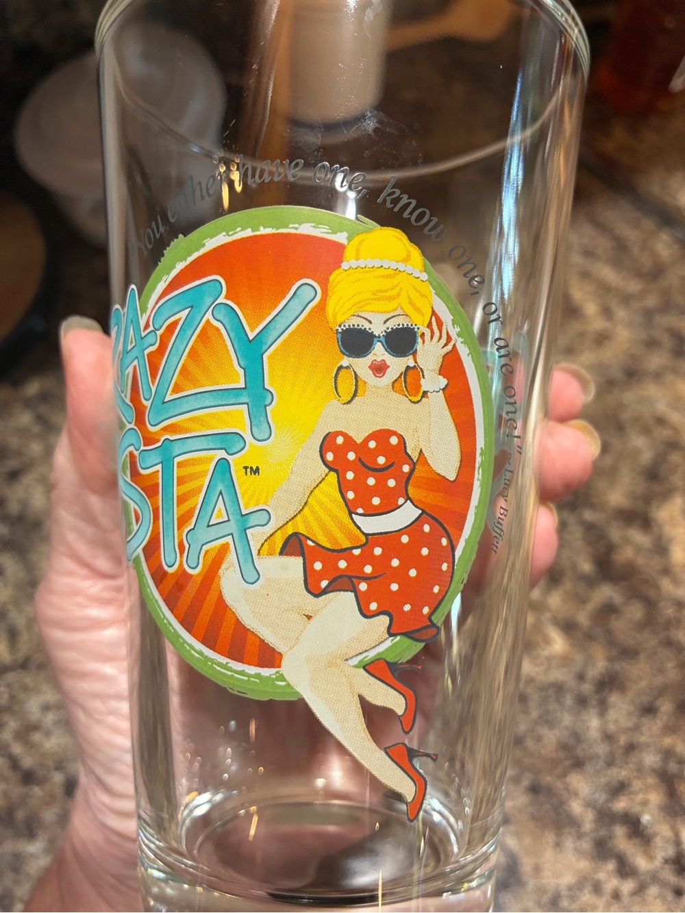 Lazy Susan vintage retro glass